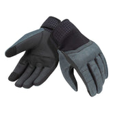 Guanti CRAB Black Denim, un guanto estivo con palmo in pelle. Colore Nero/Azzurro. Di TUCANO URBANO.